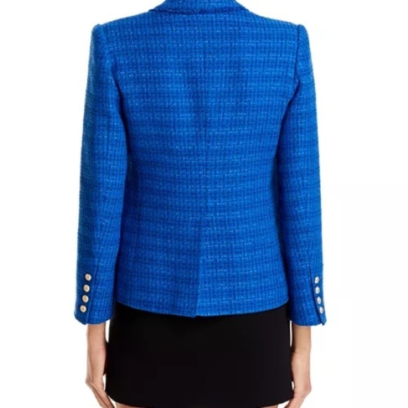 Generation Love Eliza Tweed Blue Blazer Jacket - Picture 3 of 9